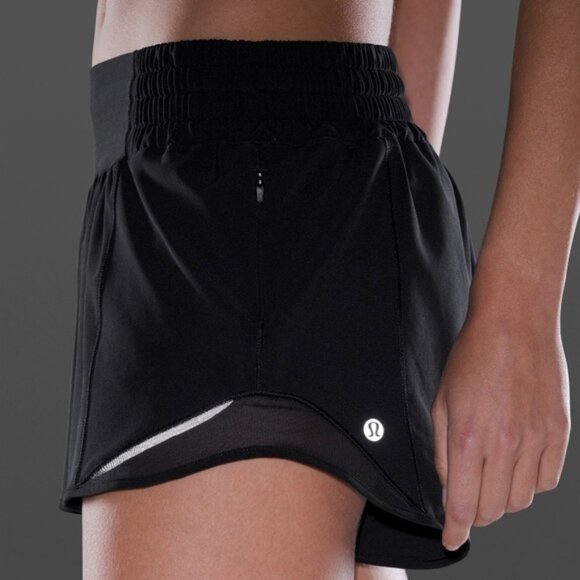 lululemon athletica Pants - Lululemon Hotty Hot Shorts 4" Black Size 12